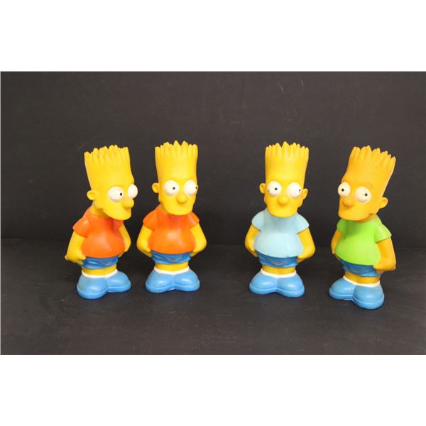 (4) Bart Simpson Piggy Banks