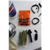 Image 3 : (3) Pepsi Cups, Disco Ball, Assorted Electronics and Misc.