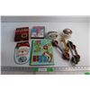 Image 1 : DVDs, Clothes Line Pulleys and Assorted Christmas Items