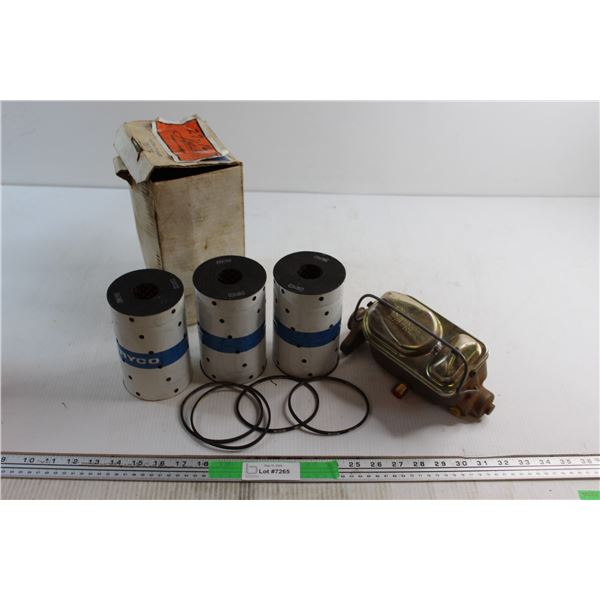Chryco Parts Oil Filter Elements and Autofine Master Cylinder 1617F