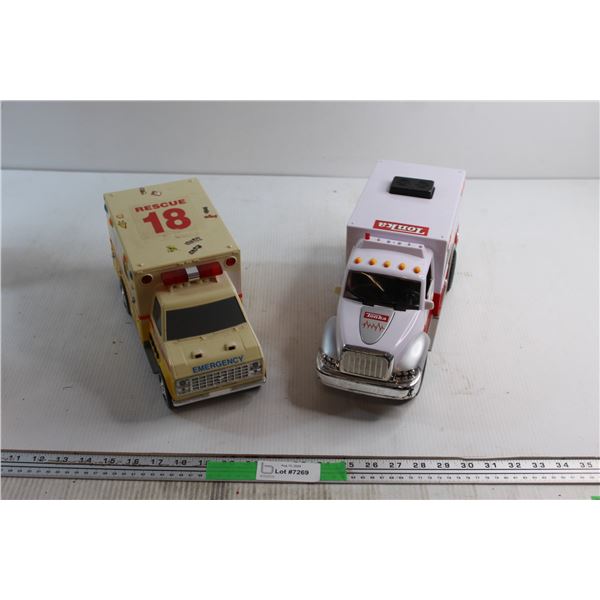 Emergency Rescue Metro City and Tonka Rescue Ambulances