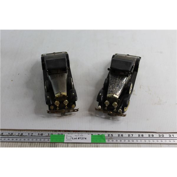 (2) Vintage Car Radios - Damaged