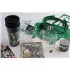 Image 5 : Saskatchewan Roughriders Signed Print 5'' x 7'', (2) Glasses and Assorted Items