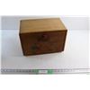 Image 1 : Wooden Bread Box 15'' x 10'' and Salt & Pepper Shakers