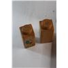 Image 3 : Wooden Bread Box 15'' x 10'' and Salt & Pepper Shakers