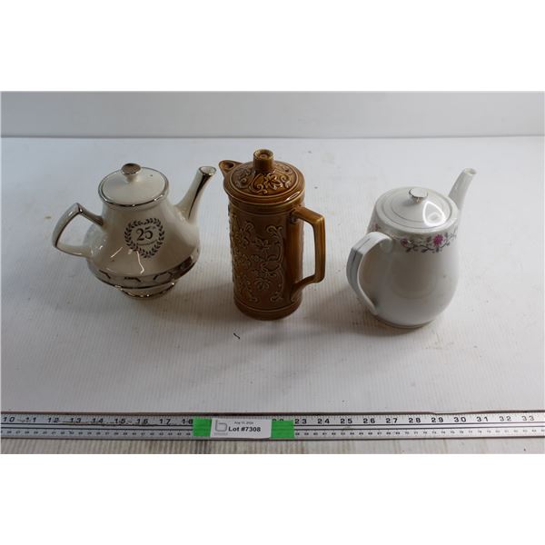 (3)  Tea Pots