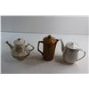 Image 6 : (3)  Tea Pots