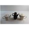 Image 3 : (3) Assorted Tea Pots