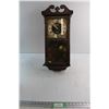 Image 1 : Carina Wooden Vintage Clock 25'' x 9'' - Some Damage, As Is