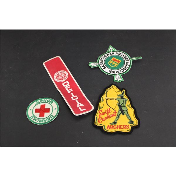 (4) Iron On Patches for Clothing