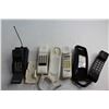 Image 4 : (1) Motorola Flip Phone (3) Landline Phones - As Is