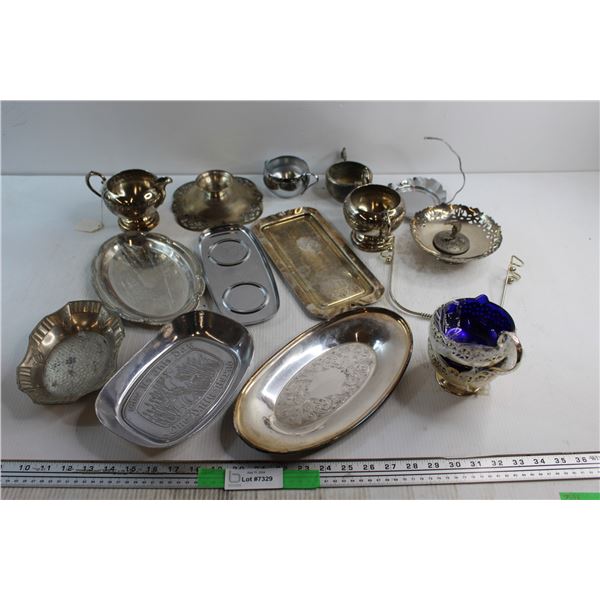 (16) pcs Assorted Silverplated Items