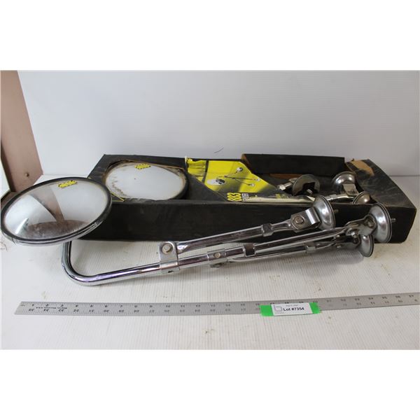 (2) 883 Front Fender Blind-Spot Safety Mirror