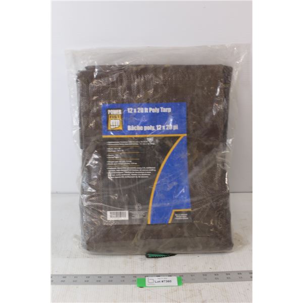 Power Fist 12' x 20' Foot Poly Tarp