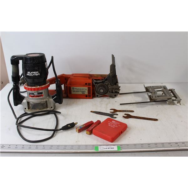 * Craftsman Super Router, Husqvarna Chainsaw - Missing The Saw, Craftsman Router Guide, Craftsman Ro