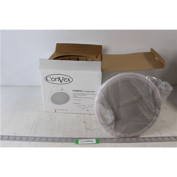 Convex CVMSP62 Loudspeaker 6" Two way Foreground Music SpeakerSnap in Ceiling Speaker 30 watts