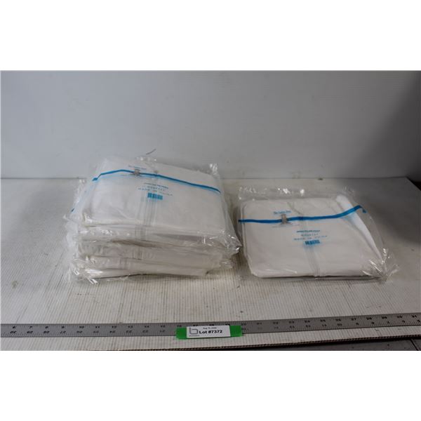 (8) Medium Breathable Micro Film Coveralls with Hood and Ankles