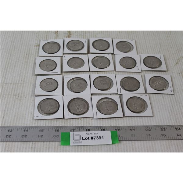 (18) $2 Silver Dollar Dining Room 1983 Wild West Dining Room and Lounge Edmonton, Alberta, Canada Co