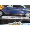 Image 2 : American Graffiti 1957 Chevy Bel Air Die Cast Collectible Car Model
