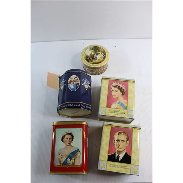 (5) Royalty Tins