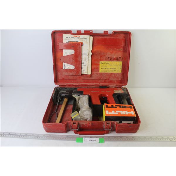 Hilti Nailer DX 450 (untested - case damaged)