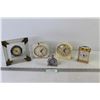 Image 1 : (4) Vintage Alarm Clocks - Thermometer