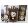 Image 4 : Spartus Electric Clock (running) - (3) Barometers