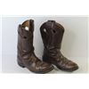 Image 2 : Leather Cowboy Boots (Size 7)
