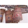 Image 4 : (20) NFL Football FAN CAVE Signs - NY Jets, San Francisco 49ers, Pittsburgh Steelers, Detroit Lions,