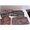 Image 5 : (20) NFL Football FAN CAVE Signs - NY Jets, San Francisco 49ers, Pittsburgh Steelers, Detroit Lions,