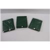 Image 3 : (3) Official CFL Saskatchewan Roughriders Rain Ponchos - NIP