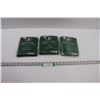 Image 1 : (3) Official CFL Saskatchewan Roughriders Rain Ponchos - NIP