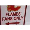 Image 2 : (4) Official NHL Calgary Flames Parking Signs - 12"x18"