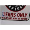 Image 2 : Official NBA Toronto Raptors Fans Only Parking Sign (10.5"x16.5")