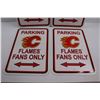 Image 3 : (4) Official NHL Calgary Flames Parking Signs - 12"x18"