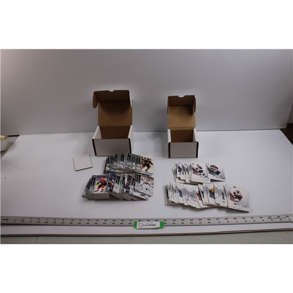 (2) Boxes Upper Deck NHL Trading Cards - 2021-22 Series 1 Base Set & 2017-18 SP Authentic