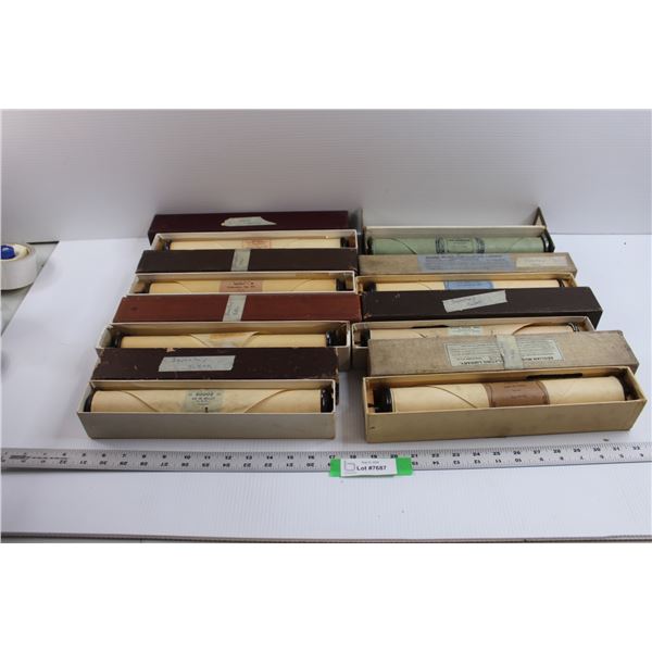 (8) Player Piano Rolls of Various Titles