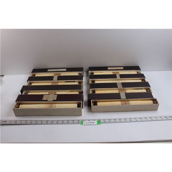 (8) Player Piano Rolls of Various Titles