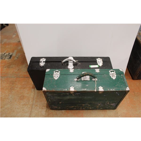 * (2) Trunk Suitcases