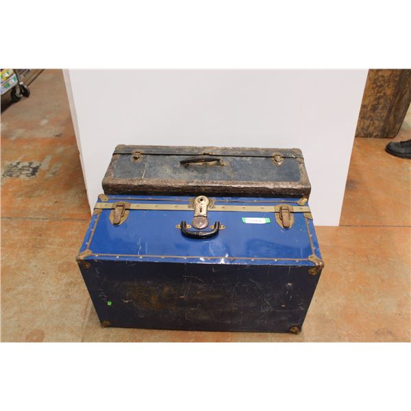 * (2) Trunk Suitcases