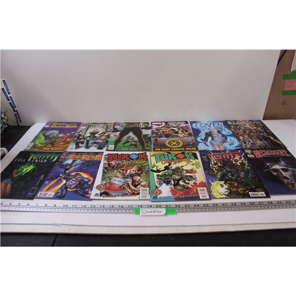 (12) Comic Books: Turok, Tenth, The Coven, Knights of the Dinner Table, Misc.