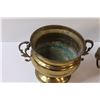 Image 3 : (2) Brass Pots - 5" x8" & 5.5 x 4.5"
