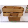 Image 1 : (2) Wooden Crates (26" Long & 12" Long)