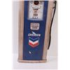 Image 3 : Chevron Gasoline Metal Tin Sign - 24" x 8"