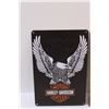 Image 2 : (2) Metal Signs: Harley Davidson & Shell - 12" x 8"