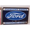 Image 3 : (2) Metal Signs: Ford & Shell - 12" x 8"