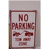 Image 2 : (2) Metal Signs: Security & Tow Away Zone - 12" x 8"
