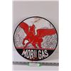 Image 1 : Mobil Gas Metal Sign - 12"