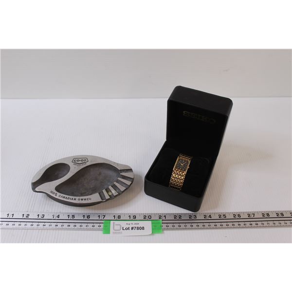 Hepburn Co-op 15 Years Watch in Case & Ashtray