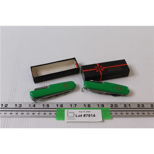 (2) Multi-Tool Folding Knifes